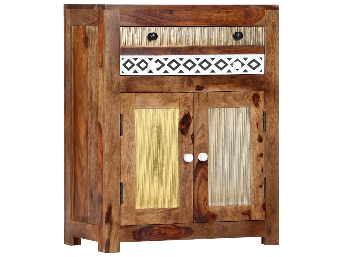 Side Cabinet, Side Cabinets Vidaxl Marrom Madeira