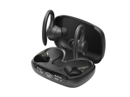 Novo Fone de Ouvido Intra-Auricular Y7 Sem Fio Bluetooth para Corrida Modelo Privado Especial com Visor Digital Preto