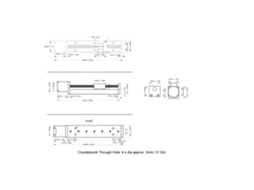 Guia Linear Mini Para Cnc Router Diy 50mm