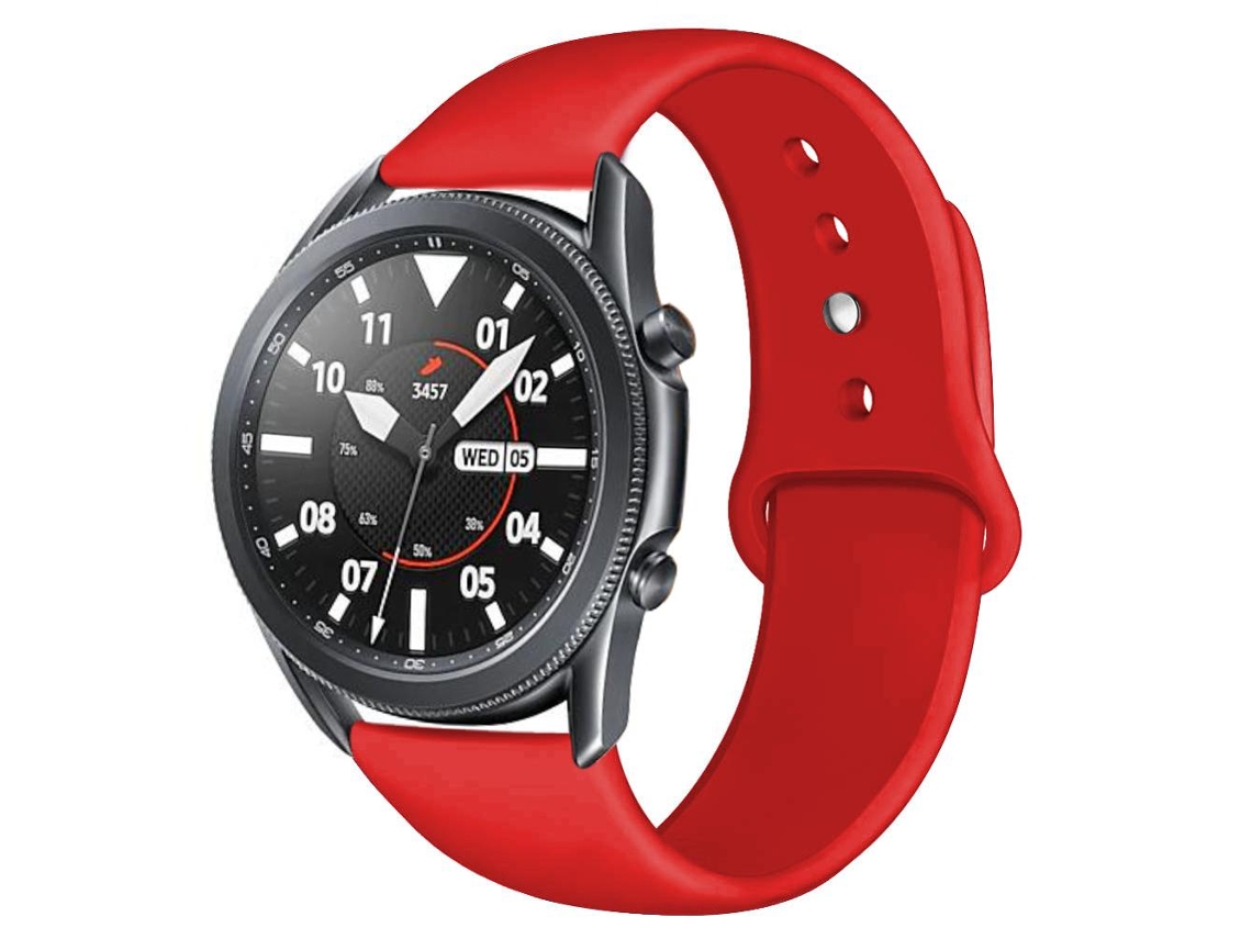 Pulseira bracelete silicone liquido Amazfit T-Rex Pro Vermelho