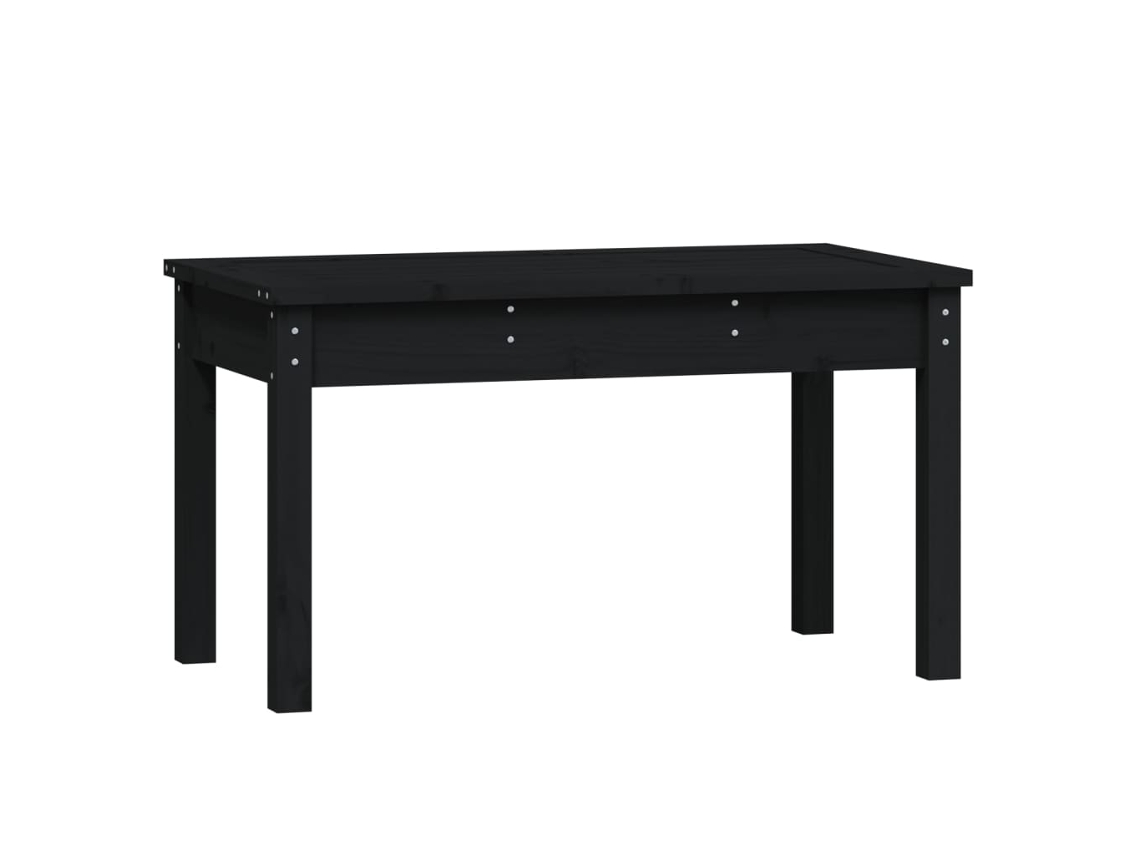 Maison Exclusive - Banco De Jardim 80x44x45 Cm Madeira De Pinho Maciça Preto