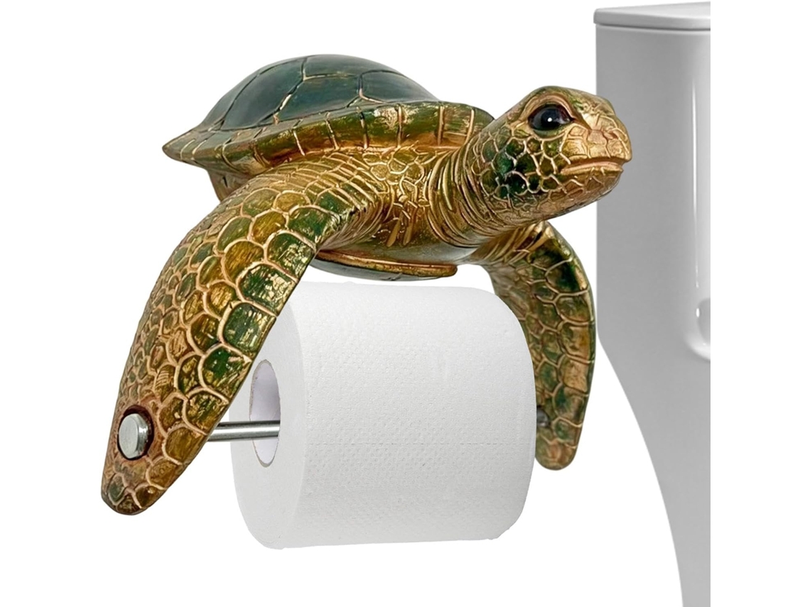 Suporte De Papel Higiênico Parede Com Estampa Animais