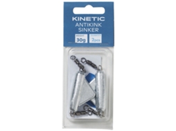 Liderar Antikink Sinker 3 Unidades Prateado 15 Gkinetic