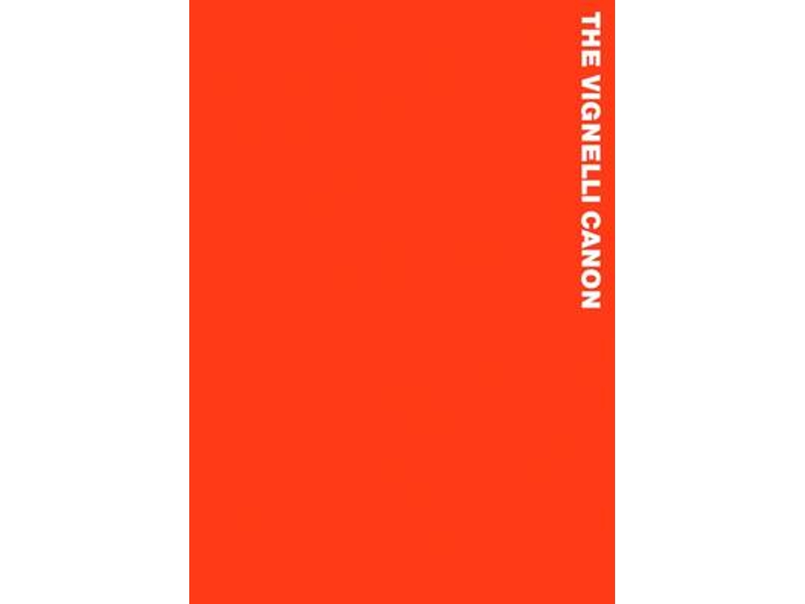 Livro Vignelli Canon de Massimo Vignelli (Inglês)