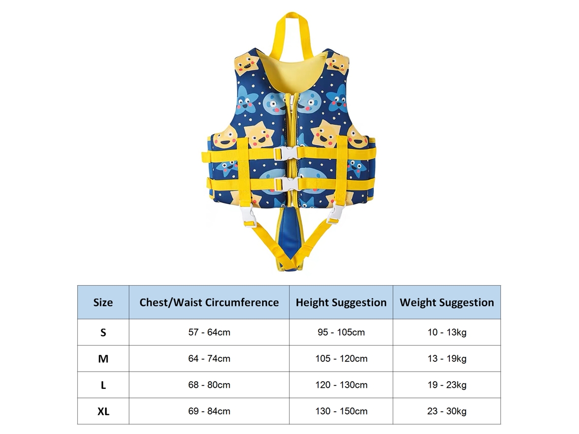 Colete salva vidas Business, neopreno, infantil, esportes aquáticos, pesca, caiaque, natação S/MARCA