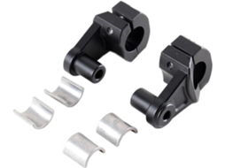 Adaptador para Guidão de Motocicleta Braçadeiras Elevadores Universal 22 Mm Suportes Universais Fácil