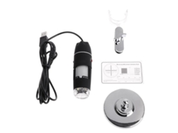 Microscópio Digital Primerox 1600x Sem Fio Usb com 8 Led Portátil para Android e Ios | S/MARCA
