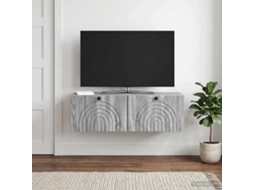 Vidaxl Gabinete De Tv De Parede Sonoma Cinzento 98 X 31 X 30 Cm