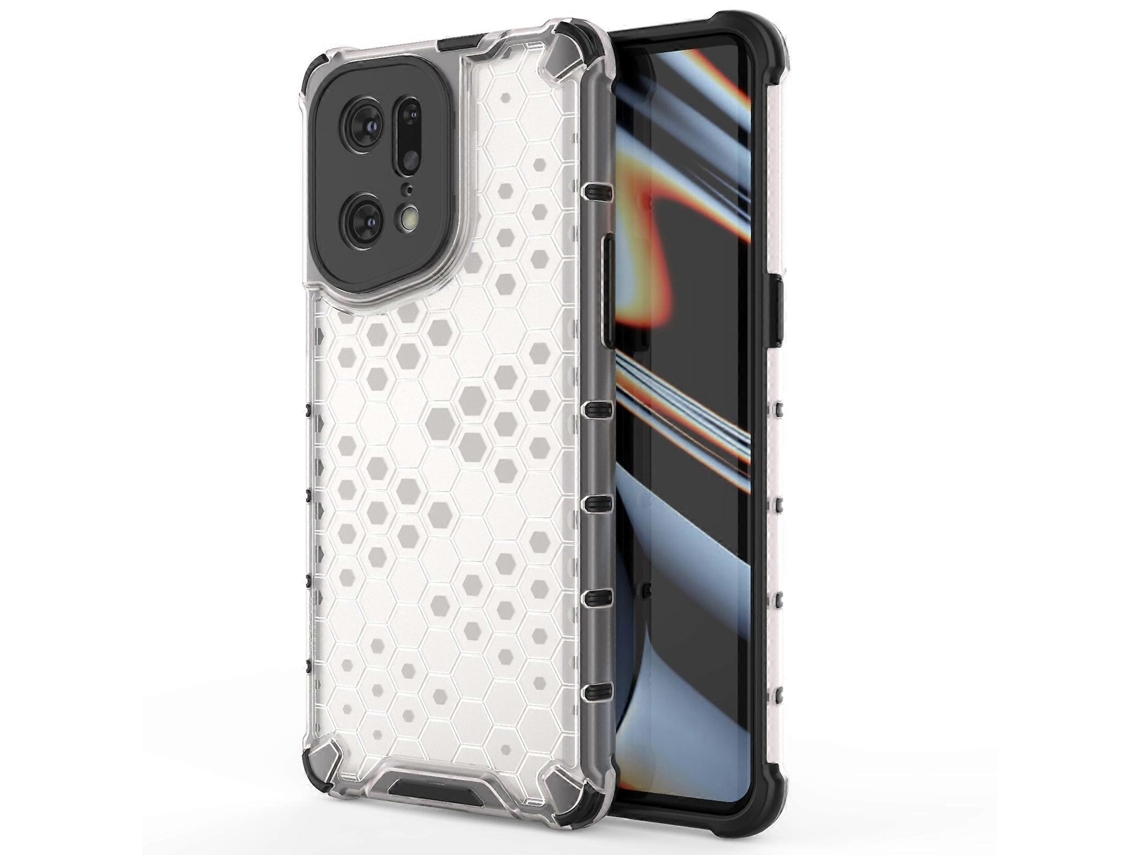 Capa Para Celular Oppo Find X5 Pro À Prova De Choque, Em Pc Com Estrutura Em Favo De Mel E Tpu.