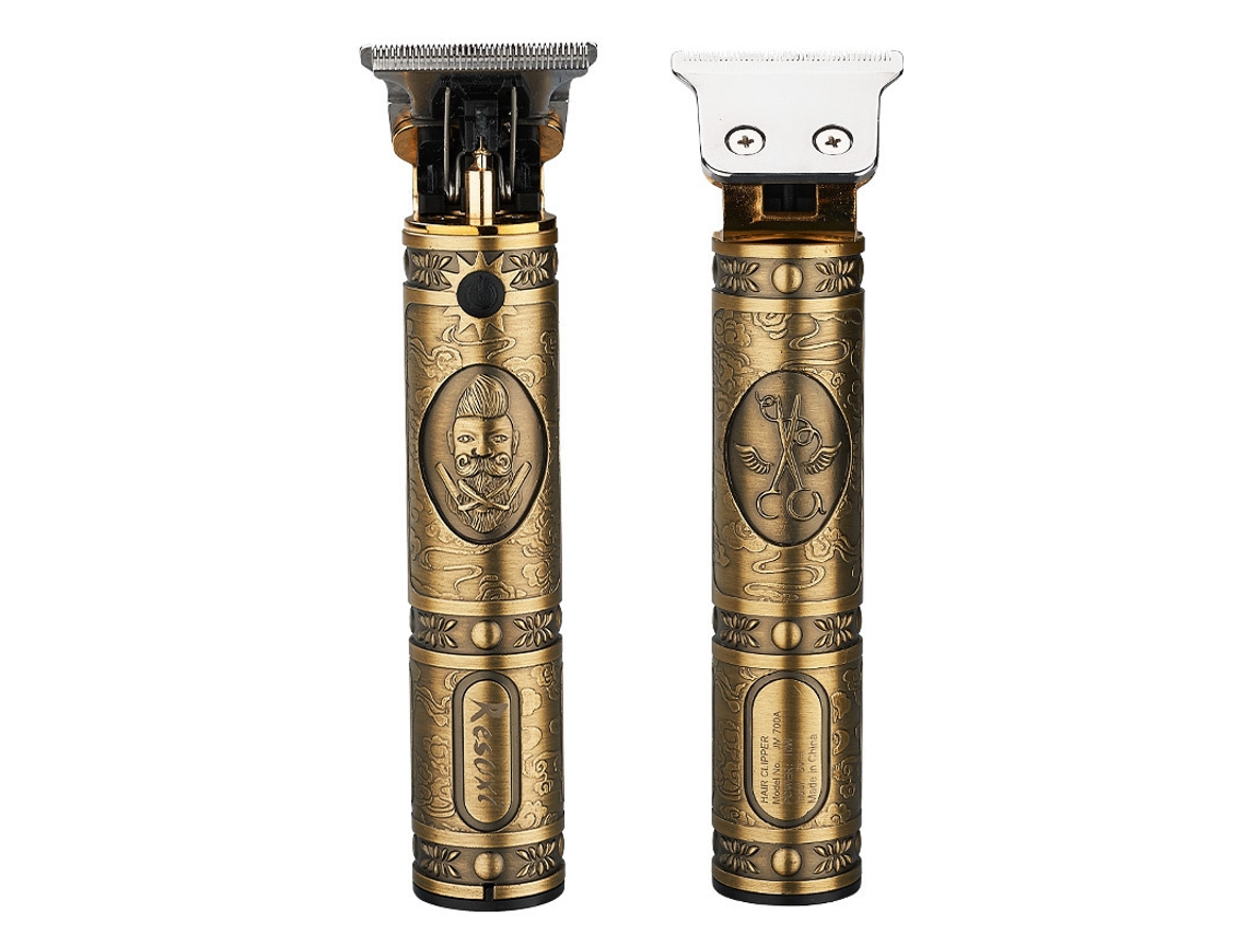 Máquina Cortar Cabelo TRUMSEN Jm-700A Dourado