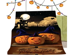 Manta Decorativa, 99, 1 X 150 Cm, de Flanela Macia, para o Halloween, Sofá, Suave CHABERLU
