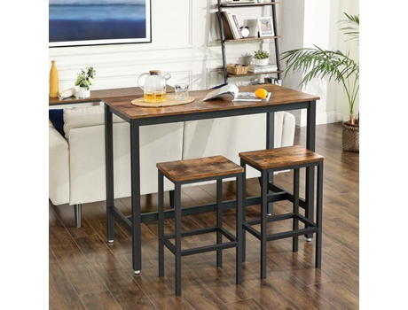 Conjunto de Móveis para Cozinha e Sala de Jantar Retangular VASAGLE Lbt15X