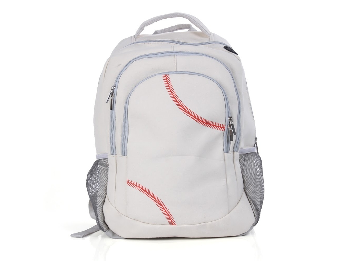 Mochila Infantil, Unissex, 47x38x16cm, Laptop, Leve, Branca, Aulas, Bolsa Ombro