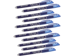 Canetas Apagáveis Housoutil Com Tinta Azul, Ponta Fina De 0,5 Mm,