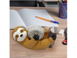 Dispensador de Fita Adesiva para Mesa, Rolo com Base Bicho preguiça Desenho Animado, Fer Ramenta Corte em GOKOCO