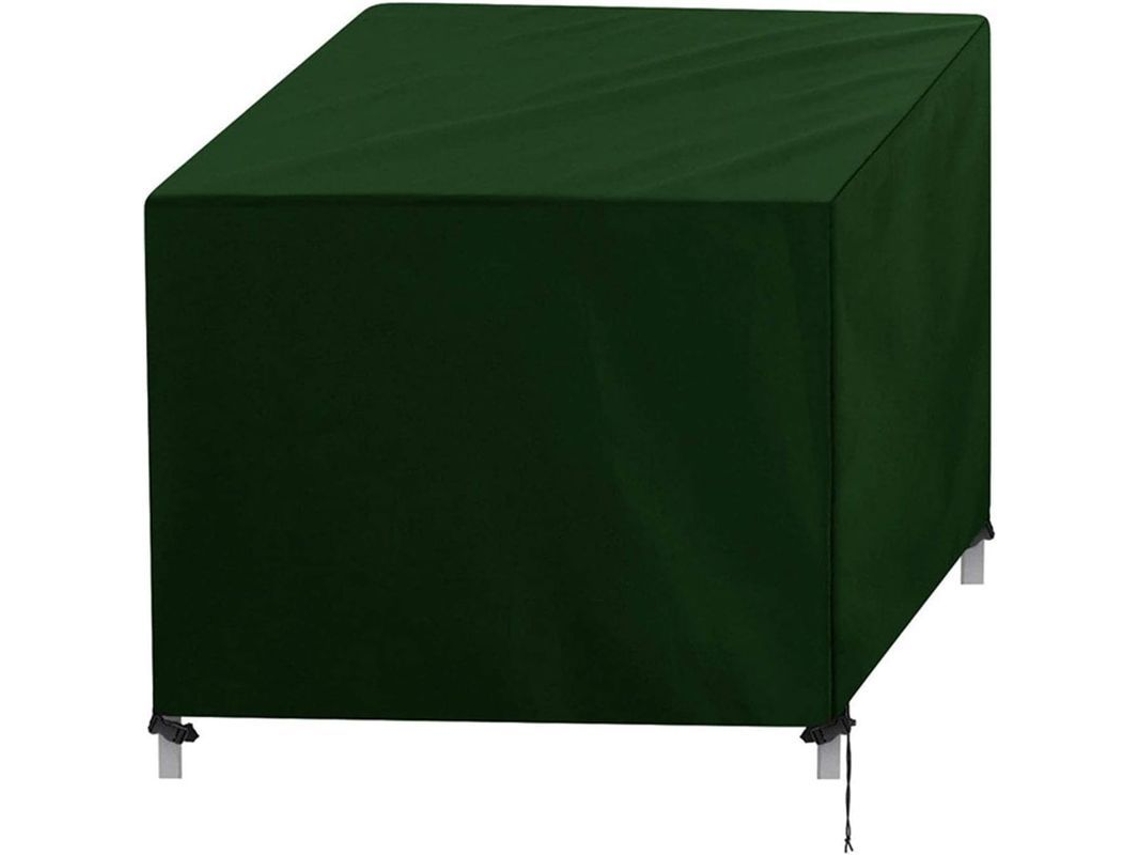 Fundas Para Muebles Exteriores, Funda De Sofá Y Mesa Al Aire Libre En Tela Oxford 420t Verde 90x90x90cm