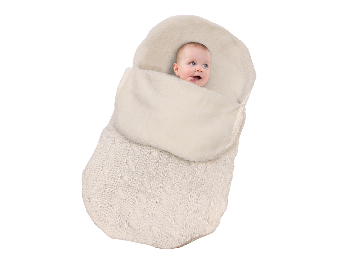 Saco cama para Bebé, Forrado com um Polar, Carrinho de Grosso e Quente, Ideal para Crianças, Educativo, Durável STELASPLEN