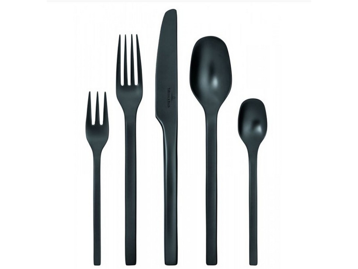 Conjunto de Talheres 20 Peças VILLEROY-BOCH (Preto)