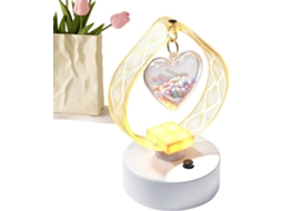 Luminária Noturna Pequena De Acrílico Para Quarto Bebê, Funciona A Bateria