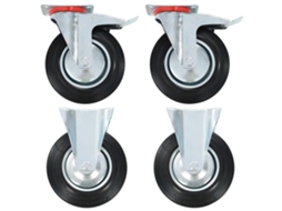 vidaXL Rodas 4 pcs 200 mm
