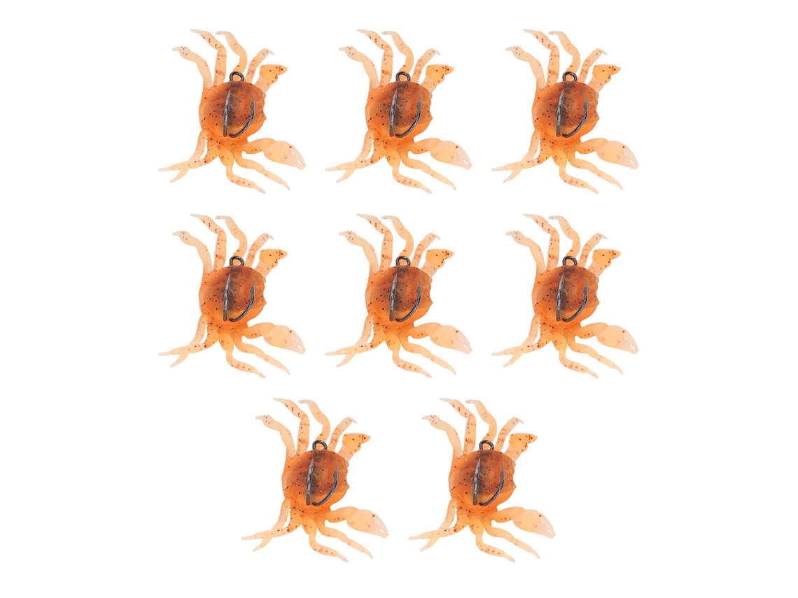 Isca Artificial de Caranguejo 8pcs 13cm 33.5g com Anzóis