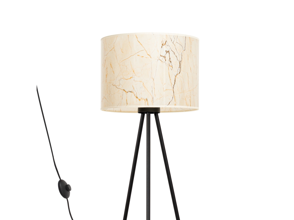 Sollux Sl.1854 Lámpara De Pie Nevia Mármol Mármol Beige/negro