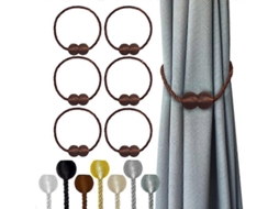 Inserções De Cortina Magnéticas Pretas 2 Inserções De Cortina Decorativas Aquaforge