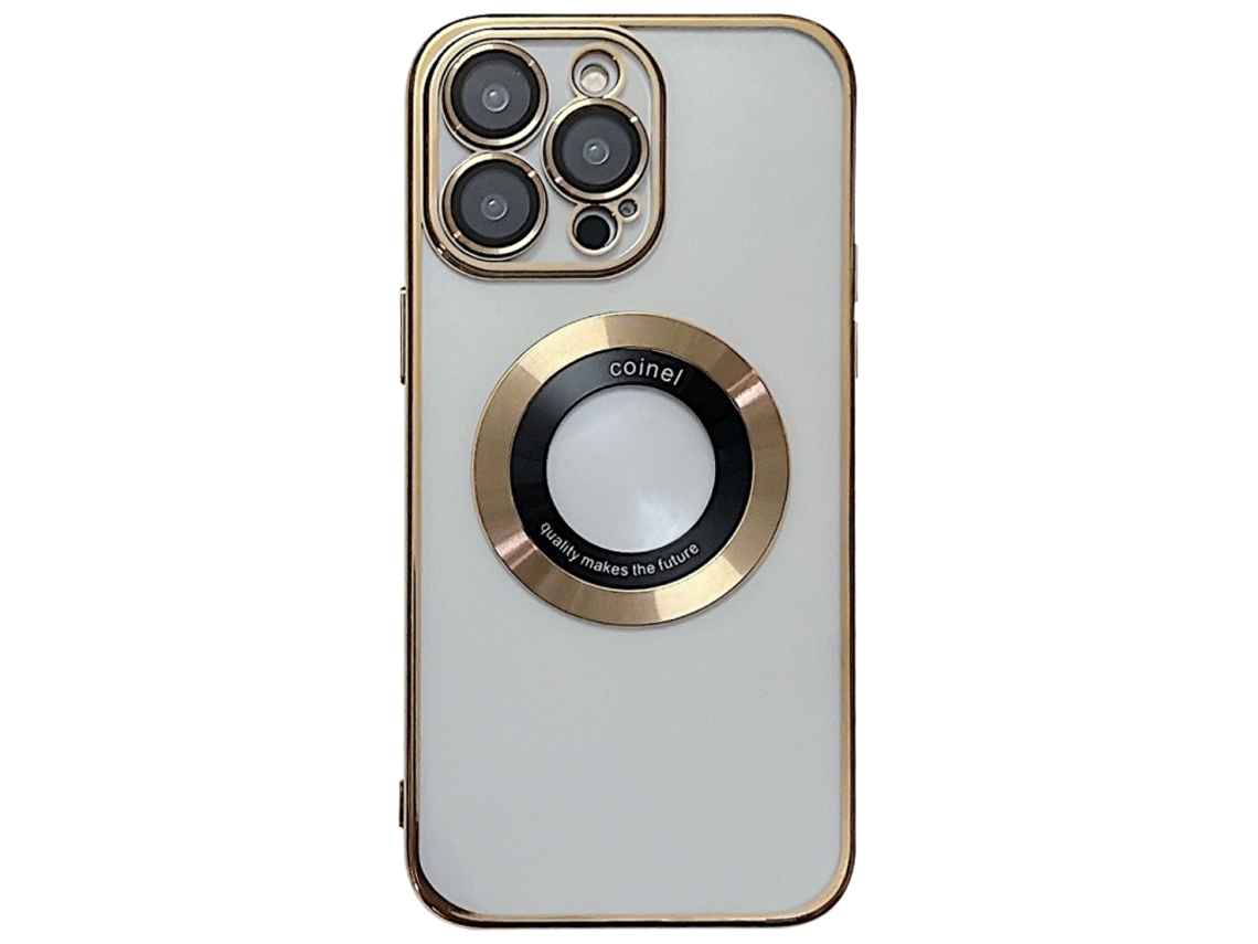 Capa De Tpu Para Iphone 14 Pro Max - Revestimento Eletroplástico - Magsafe