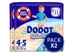 Fraldas Cueca Banho Splashers 9-15kg T4 Dodot
