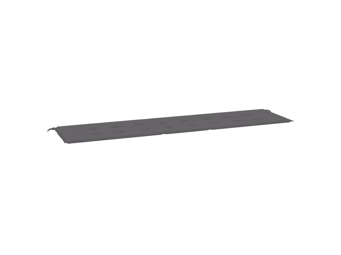 Garden Bench Cushion, Garden Bench Cushions Vidaxl Antracite Tecido (200 X 50 X 3 Cm)