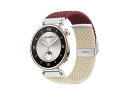 Pulseira De Nylon Trançado Com Fivela Integrada Para Huawei Watch Gt4 41mm