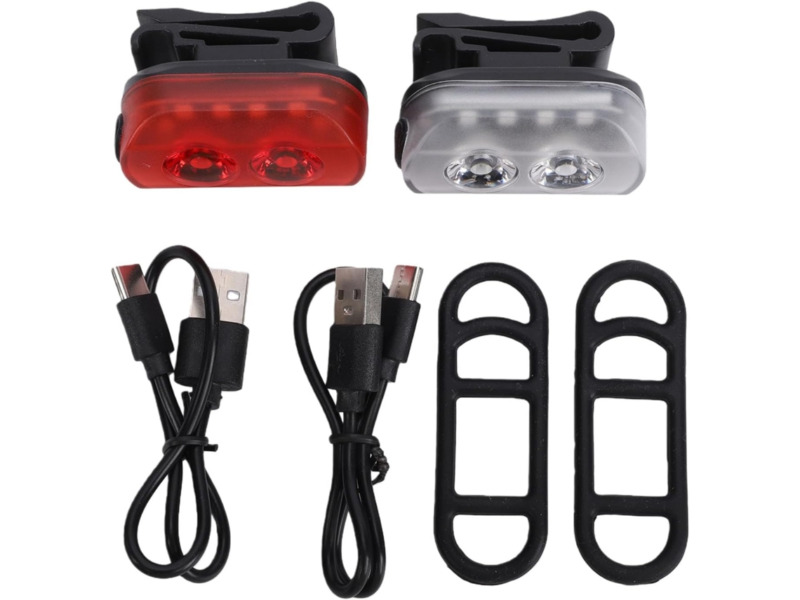 Conjunto De Farol E Lanterna Traseira Magnéticos Recarregáveis Para