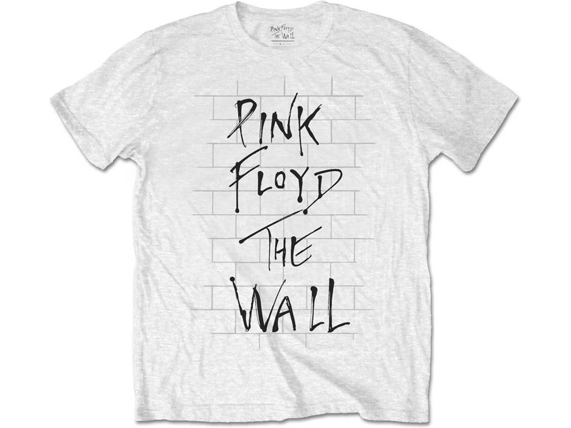 T-Shirt PINK FLOYD The Wall And Logo Branca XL