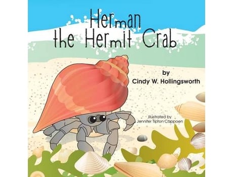 Livro herman the hermit crab de cindy w. hollingsworth (inglês)