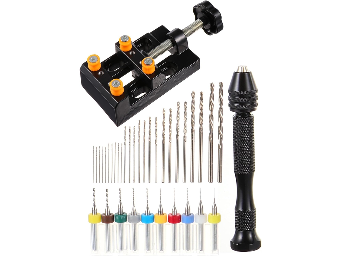 Kit de Brocas Topbathy, 37 Peças, Aço Carbono