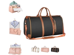 Bolsa de Ginástica AQUAFORGE de couro PU, com compartimento para sapatos, grande