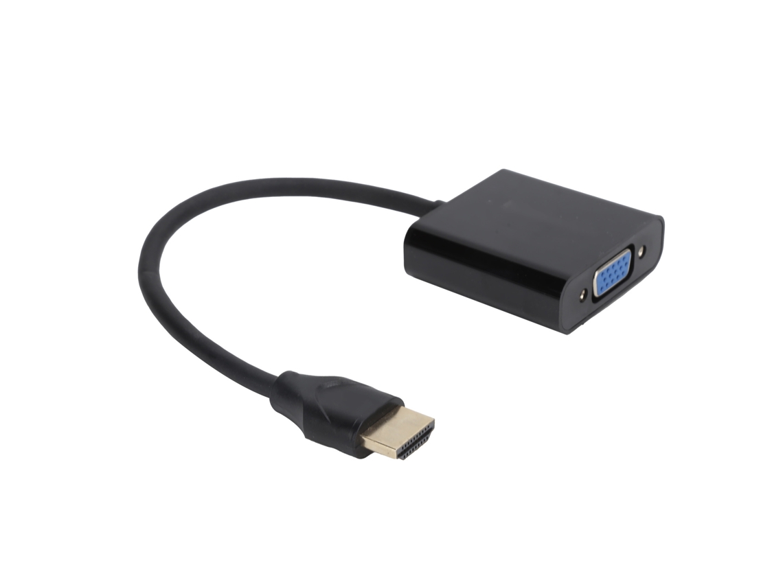 Cabo Conversor Interface Multimídia Hd para Vga 1080p Adaptador Ad022 0.25m Preto | S/MARCA