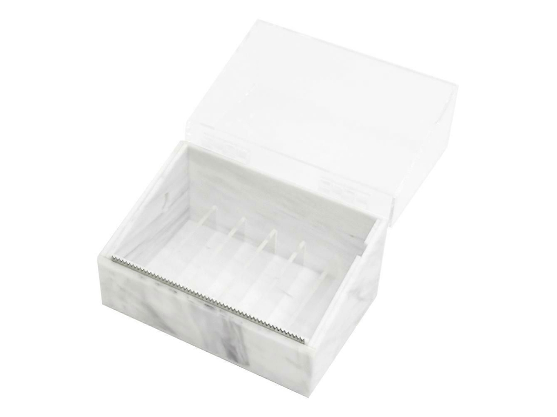 Cortador de Fita Adesiva Profissional para Cílios Postiços, Dispensador de Fita, Ferramenta de Corte, 1 Unidade, Branco GOKOCO