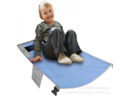 Reposo De Pies Para Niños Em Avião Cama Portátil Para Viagens Extensor De Assento Reposapiés Essenciais De Viagem Azul