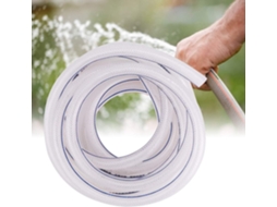 Mangueira Flexível Trançada Transparente Reforçada Em Pvc De 8 Mm E