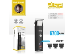 Cortapelos Eléctrico Recargable Por Usb Con Pantalla Digital, Cortadora De Grabado Multifuncional Para Afeitar El Cabello.