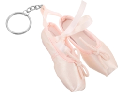 Chaveiro Ciieeo De Mini Sapatilha De Ballet Em Cetim, Acessório Leve E Elegante Para Meninas