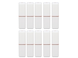 10 Tubes De Batom Portáteis Vazios Diy Recarregáveis Bálsamo Labial