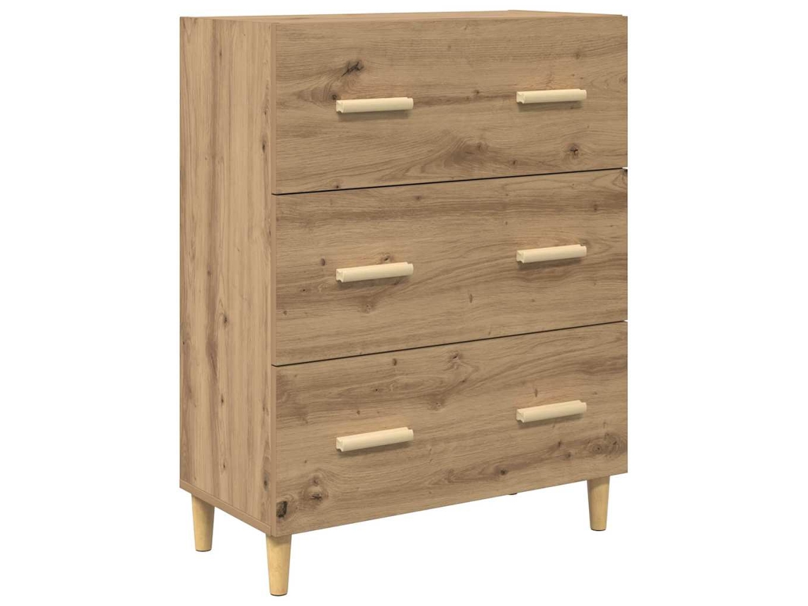 Buffet Carvalho Artesanal 69,5x34x90 cm Madeira Processada MAISON EXCLUSIVE