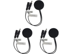 Interruptor De Led Com Sensor Toque Em Madeira, Pacote Com 3 Unidades, Interruptor De Toque Para Fita Led, Preto