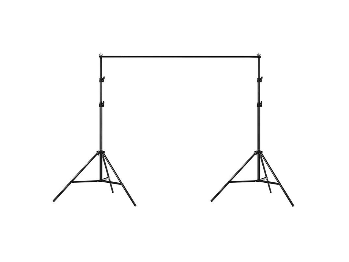 Kit de montagem de tripé/fundo fotográfico Puluz 200 x 200 cm Dca0975