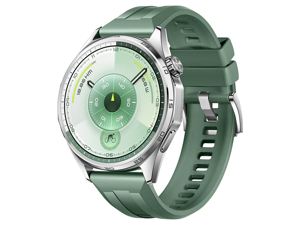 Pulseira de silicone universal de 22 mm para Huawei Watch Gt5 Pro / Gt6 / Gt4 de 46 mm verde HEXINYIGJLY