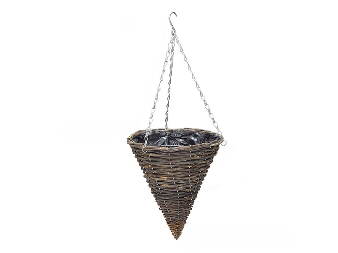 Laxiscreed Vaso Suspenso Em Rattan Tritado Para Arranjos De Flores