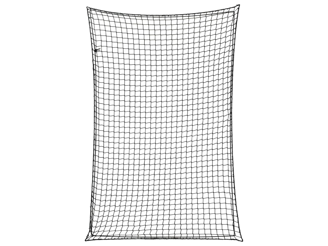 Vidaxl Rede Para Reboque Com Corda Elástica 3x2 M Pp Preto