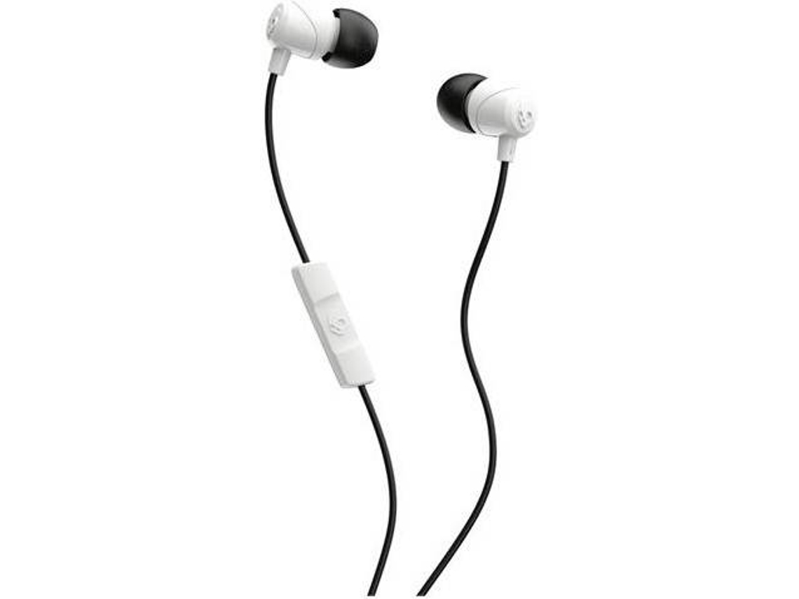 Auriculares com Fio SKULLCANDY Jib (In Ear - Microfone - Noise Canceling - Branco)